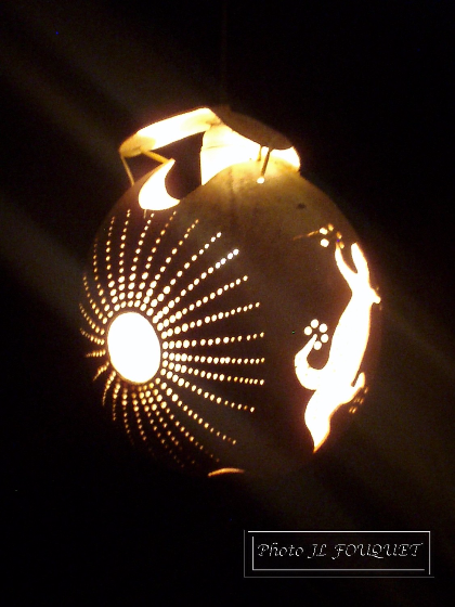 calebasse, guadeloupe, artisan, lampe