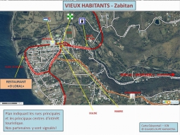 vieux habitants, plan, guadeloupe, carte
